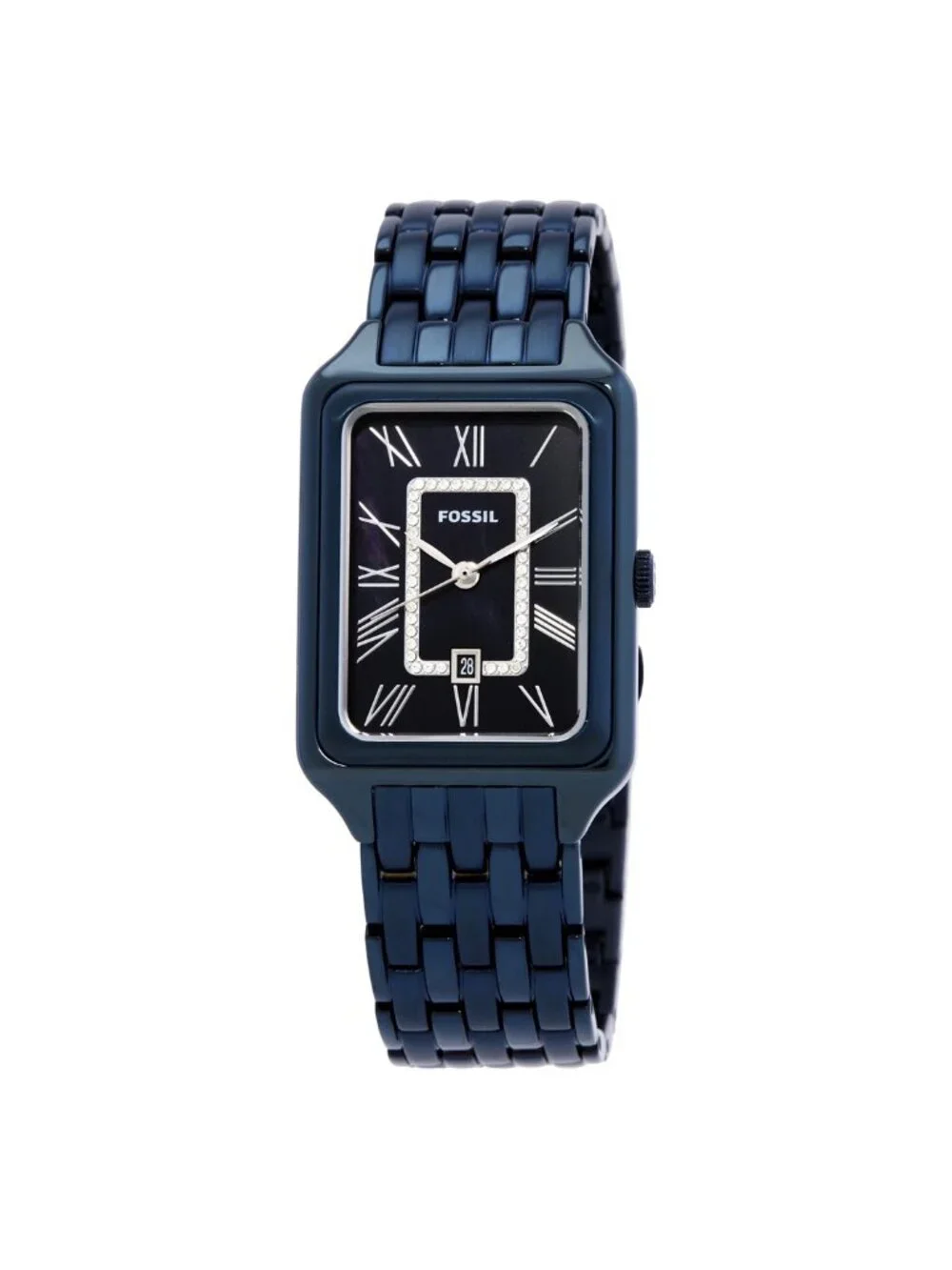 NWT Fossil Raquel Quartz Blue Dial Ladies Watch